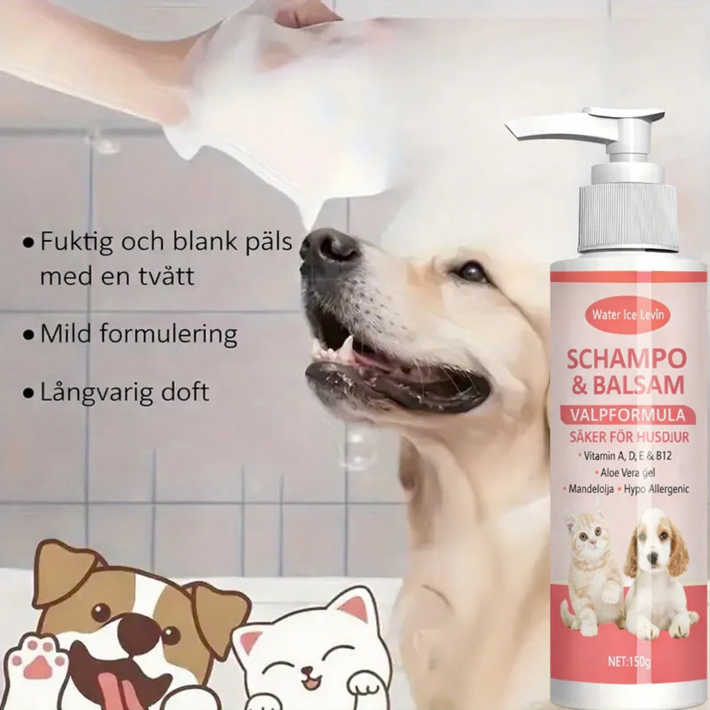 Vårdande 2in1 Schampo & Balsam med Mandelolja